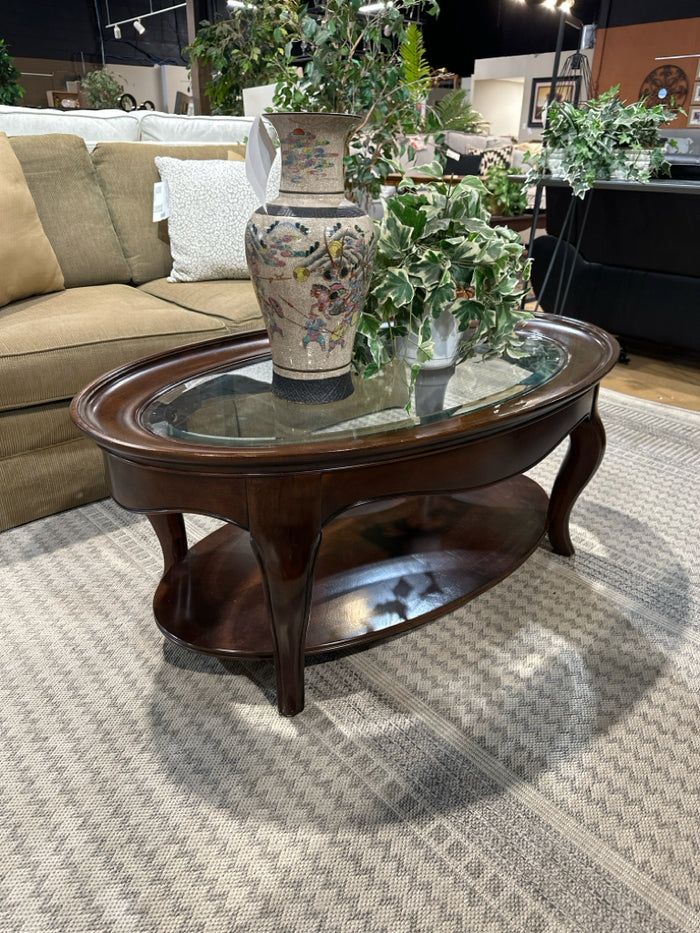 Wood & Glass Coffee Table