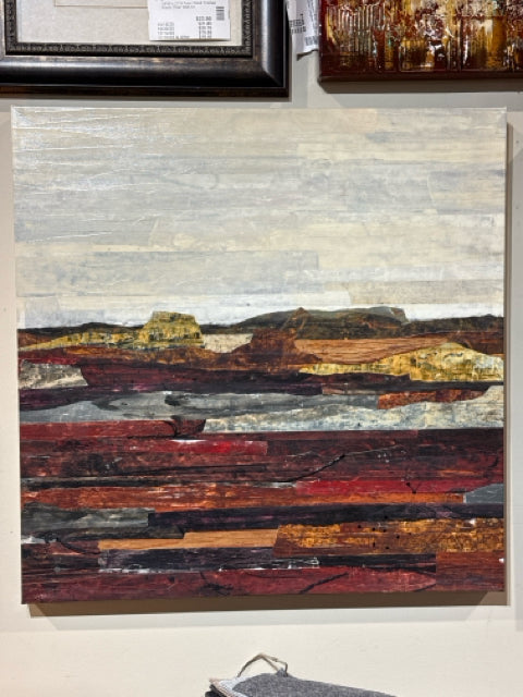 Square Mercana Linear Progression 5 Canvas Wall Art