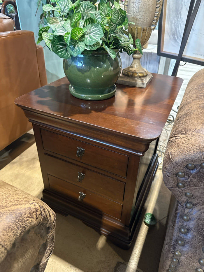 West Bros Solid Wood 3 Drawer End Tables