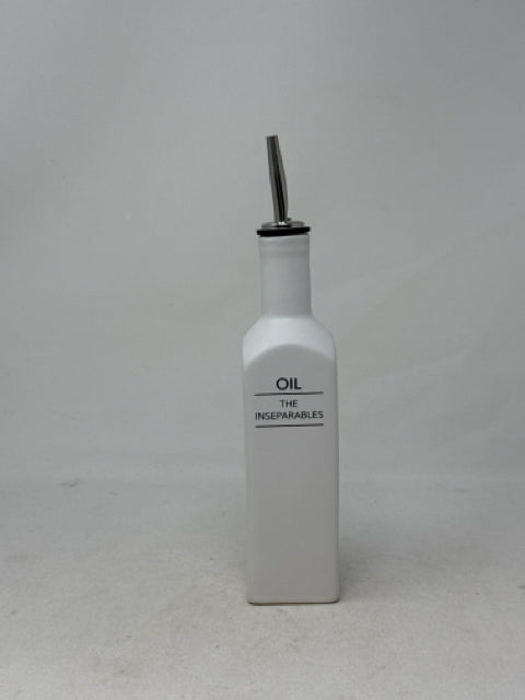 Bouclair White Ceramic Oil Dispenser [MHF]