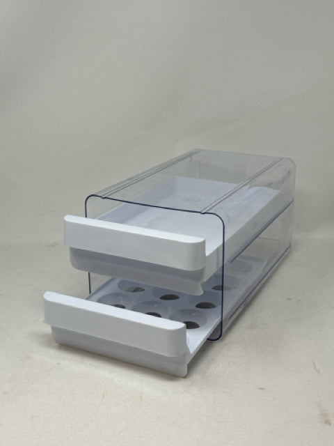 Acrylic 2 Drawer Egg Storage Container
