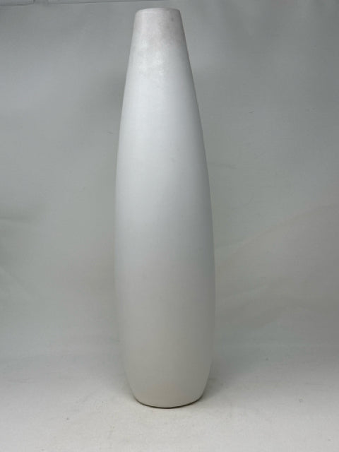 Tall West Elm White Ceramic Vase [MHF]