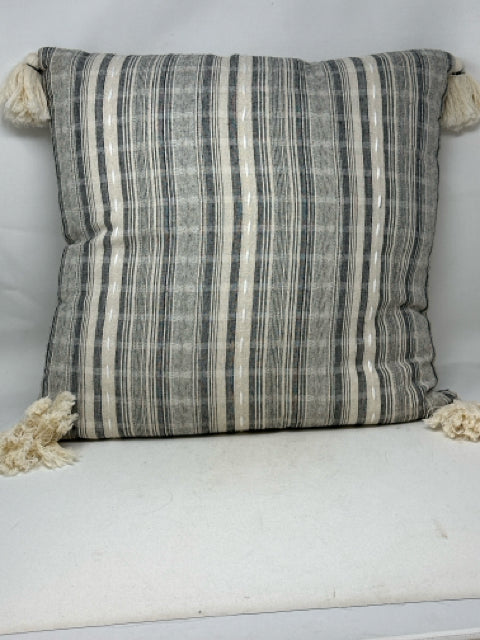 Urban Barn Grey & Cream Pillow