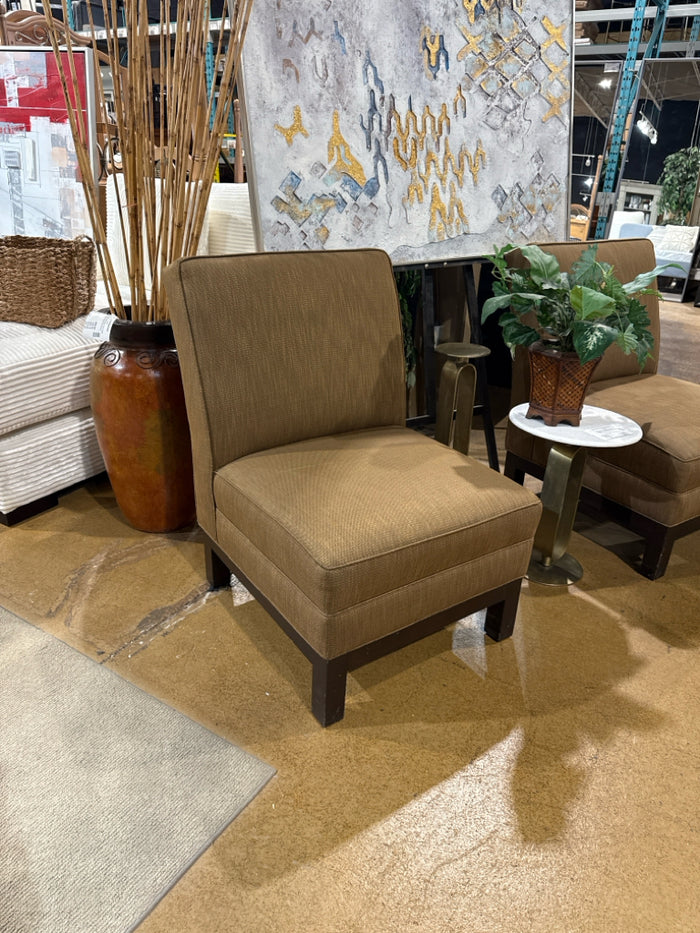 Fabric Armless Accent Chair [MHF]