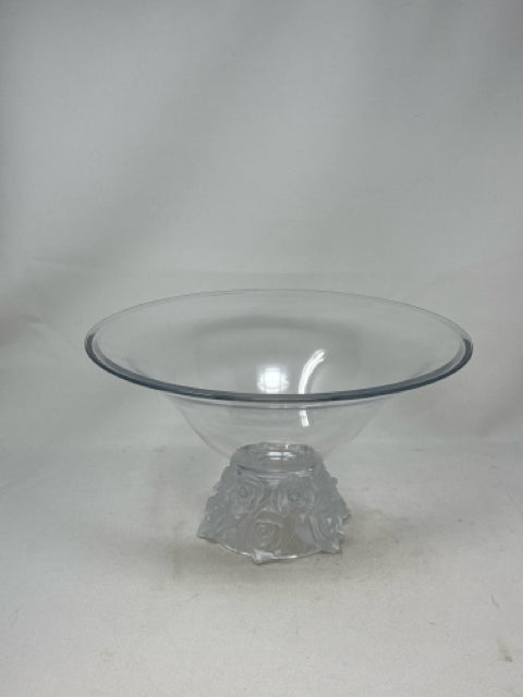 Signed Shannon Crystal Rose Bouquet Bowl by Godinger