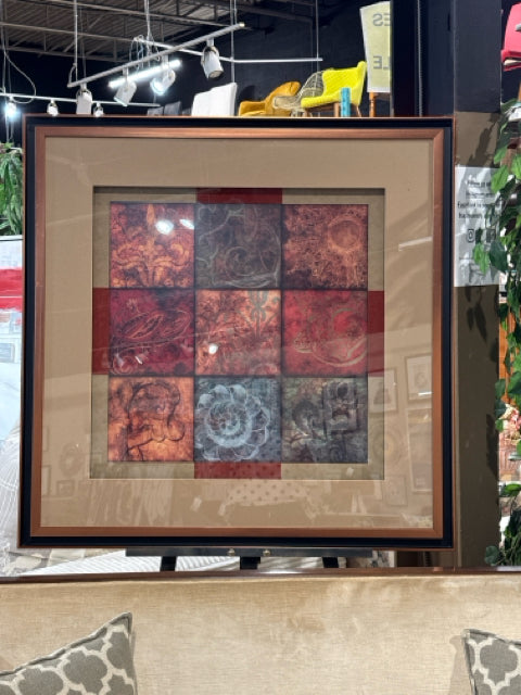 Wall Art by Lise Clark "Arabesque Patchwork I"