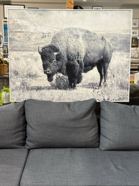 Renwil White Framed North Range Canvas Wall Art [MHF]