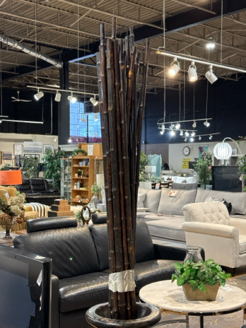 6' Dark Stained Bamboo Sticks