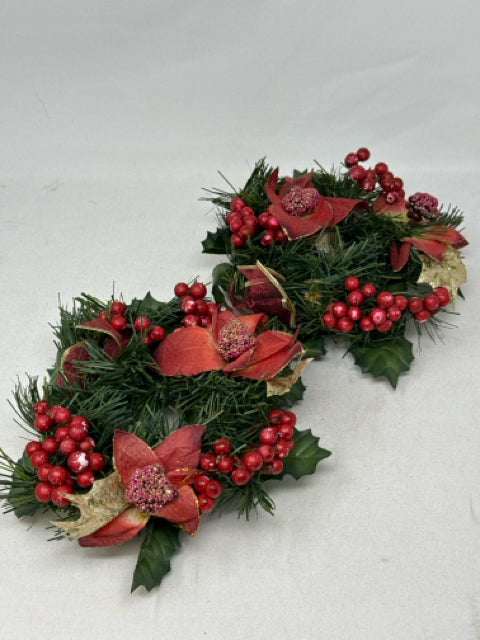 Pair of Small Wreath Candle Rings