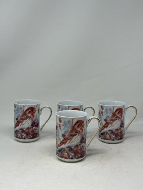 Set of 4 Judy Buswell Winter Watch Mugs