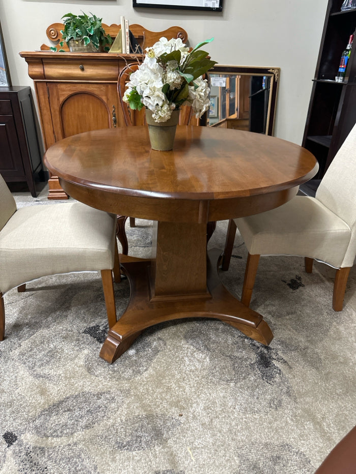 Solid Maple Round Dining Table