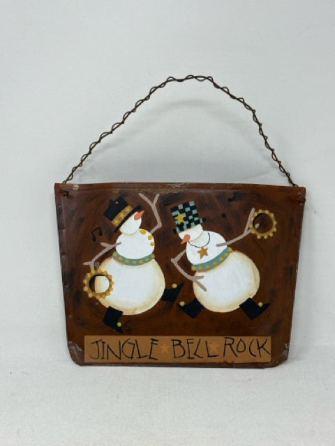 Metal Snowman Wall Hanging