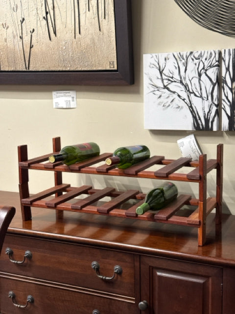 Wooden 12 Bottle Made in Thailand Wine Rack