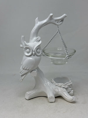 White Owl Candle Warmer
