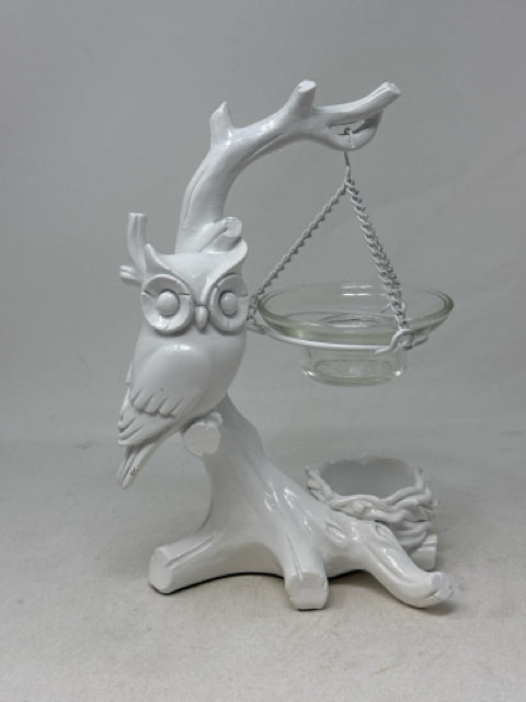 White Owl Candle Warmer