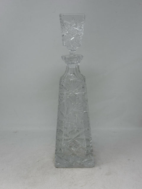 Pinwheel Crystal Decanter