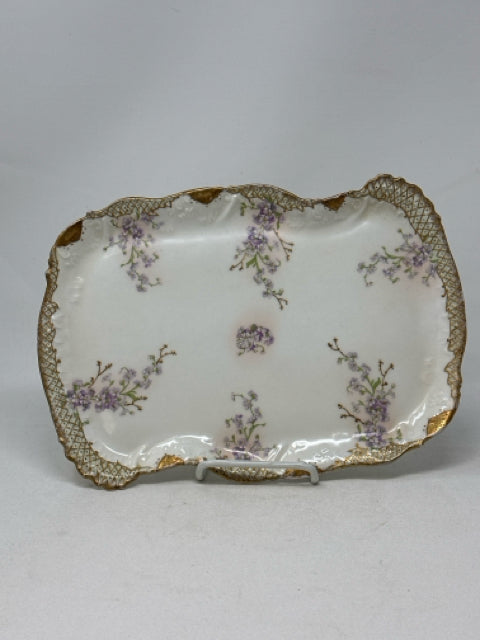 Rectangular France Porcelain Tray