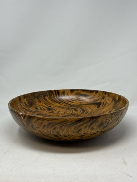 Round Mango Wood Bowl