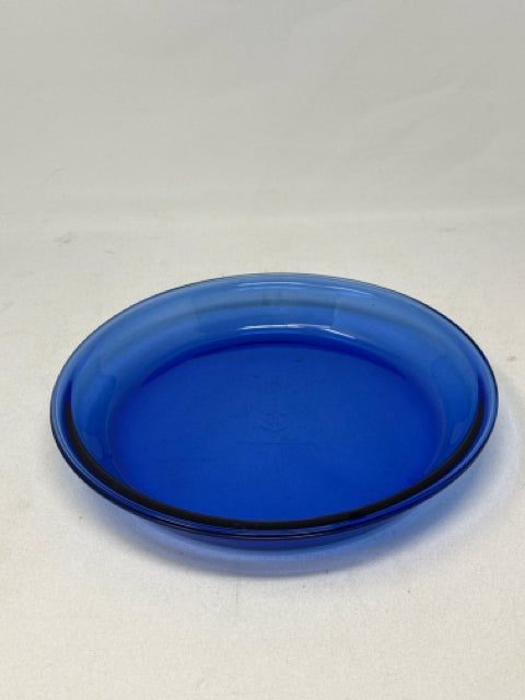 Blue Glass Pie Plate