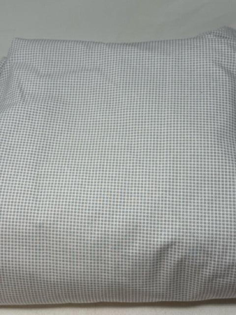 Cuddle Down Double Grey Check Duvet Cover [MHF]