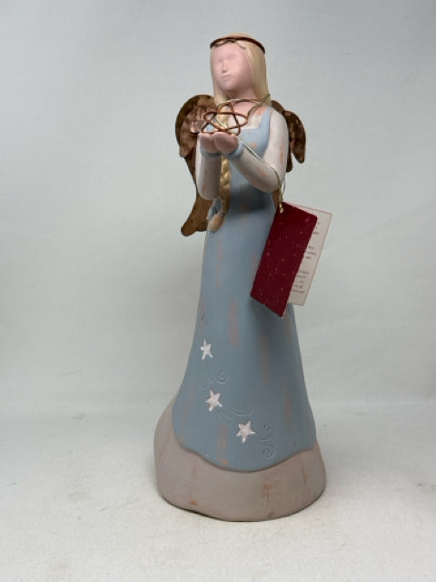 Gentle Souls "Vision" Sculpted by hand in Clay Angel Figurine