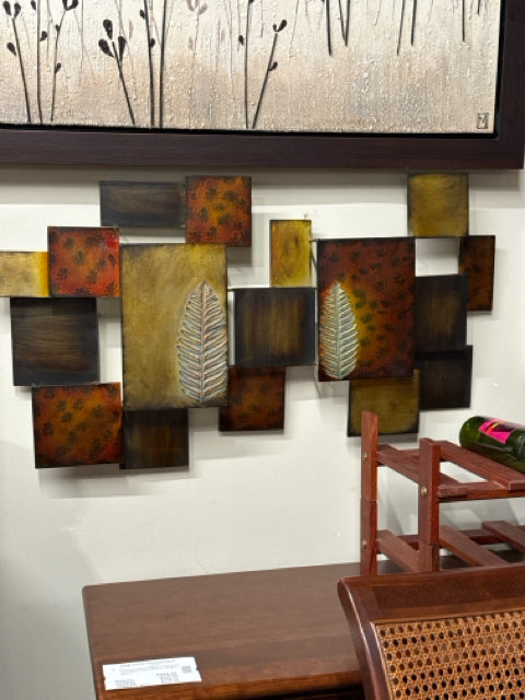 Metal 3D Blocks Wall Decor