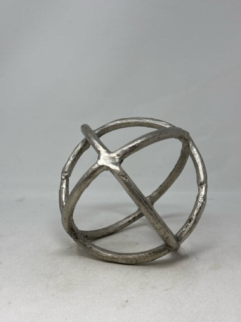 Silver Metal Sphere Table Decor [MHF]