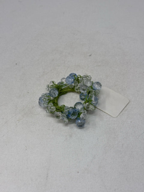 Single Blue/White Candle Ring