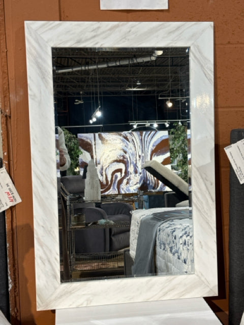 Bouclair Faux Marble Framed Mirror [MHF]