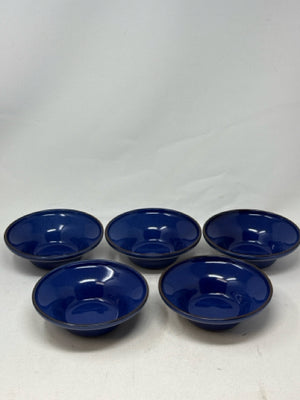 Ikea 6.5" Trivsam Blue Bowls (5)
