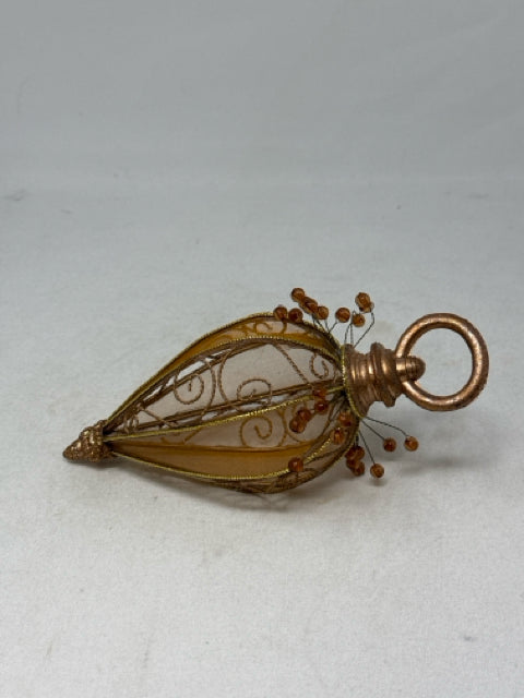 Copper Beaded Tree Ornament