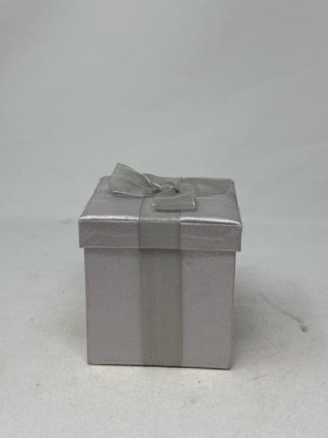 Small Square Silver Gift Box