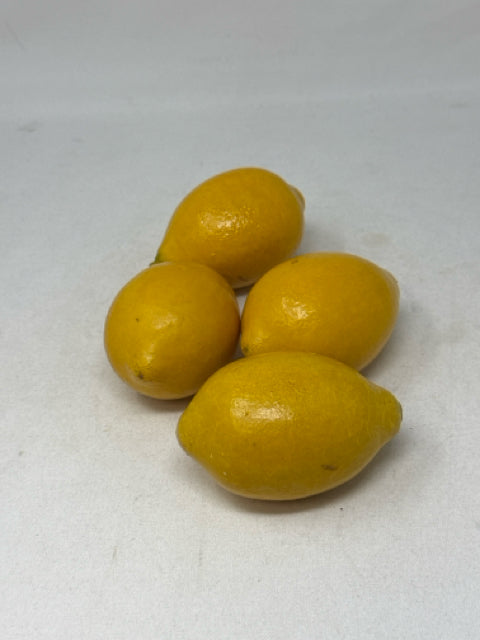 4 Decorative Artificial Lemons [MHF]