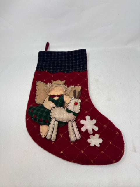 Christmas Angel Stocking