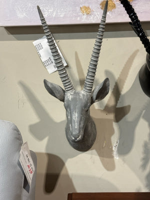 Grey Antelope Head Wall Decor [MHF]