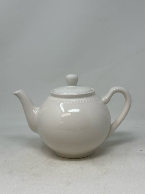 White Ceramic Teapot