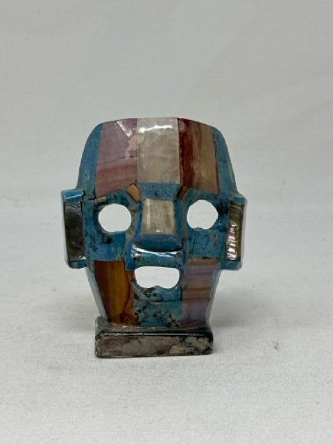 Small Aztec/Mayan Abalone Mask