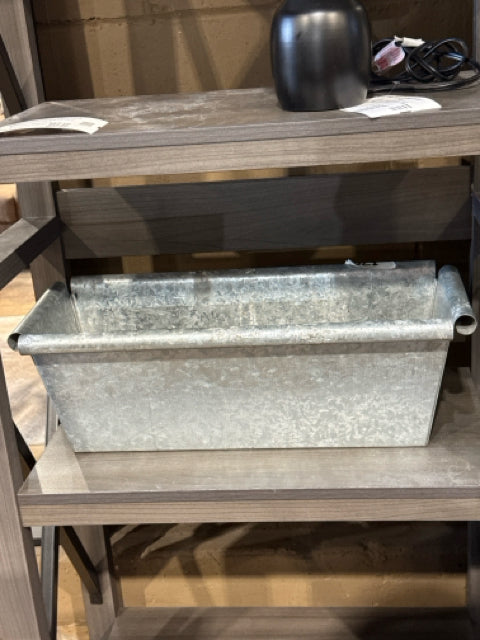 Galvanized Tin Planter Box