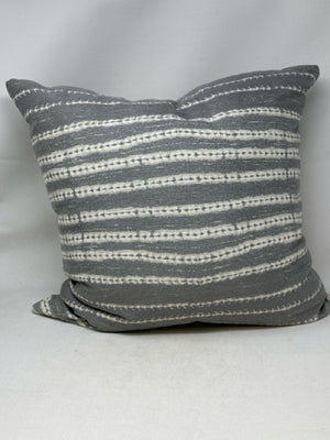 Grey & White Stripped Pillow [MHF]