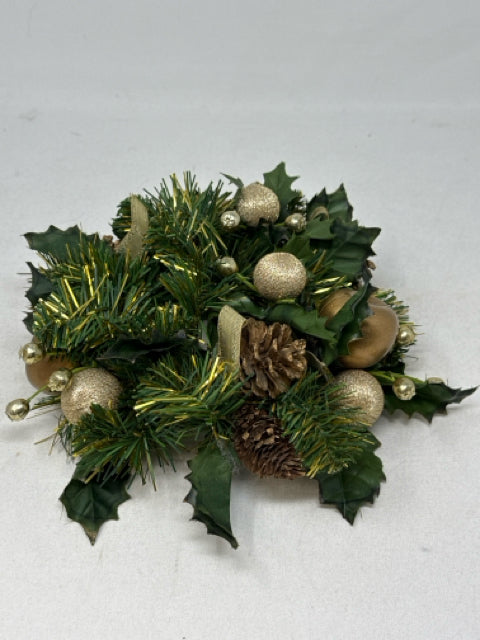 Green/Gold Candle Ring