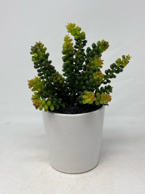 10" Artificial Plant in White Pot [MHF]