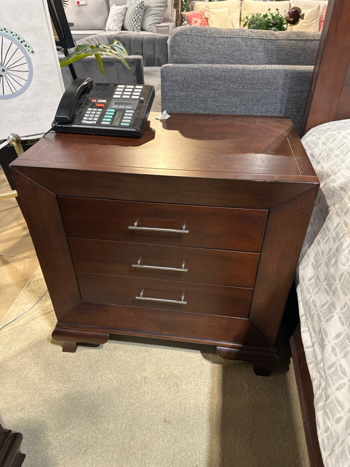 Amini Collection 2 Drawer Powered Night Stand