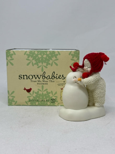 Dept. 56 Snowbabies "Trust Me, Wear This" Collectable Figurine