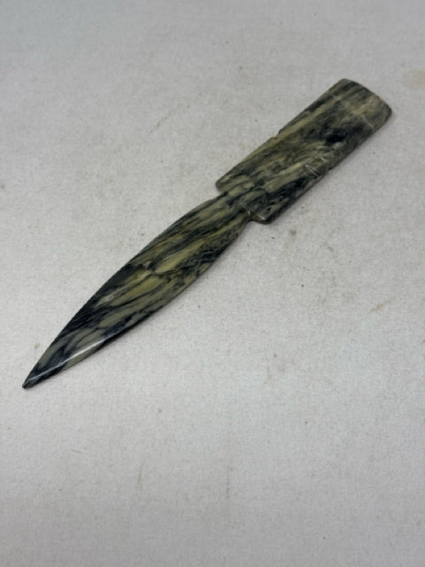 Artisan Stone Knife or Dagger made from a single piece of Stone
