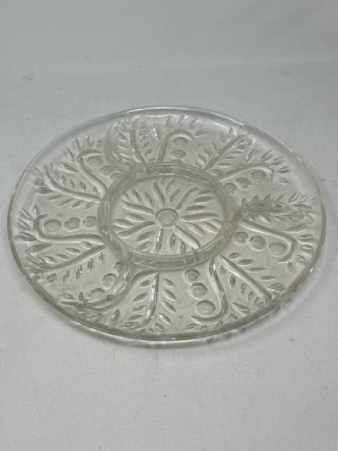 Divided Glass Serving Dish