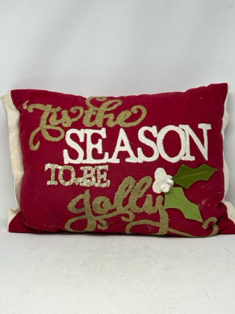 Pier 1 Tis the Season to be Jolly Pillow