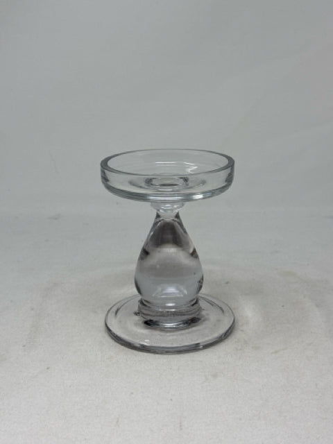 Glass Pillar Candle Holder