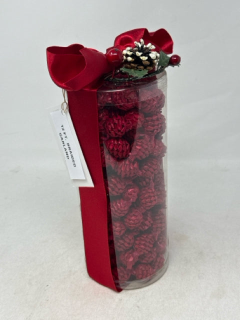 12' Red Braided Garland