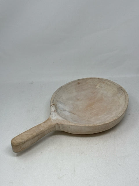 Decorative Wooden Paddle Bowl