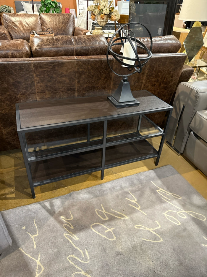 Metal & Glass T.V. Stand